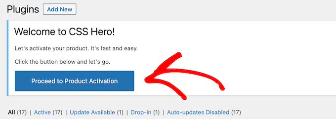 CSS Hero Plugin aktivieren