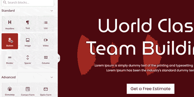 Şablonunuza yeni blok ekleyin