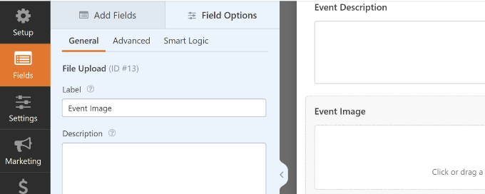Change label of fields in form Change label of fields in form