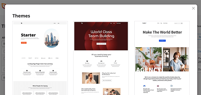 Tema şablonu seçin