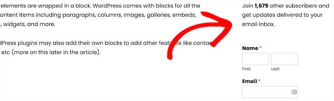 E-posta listesi abone örneği