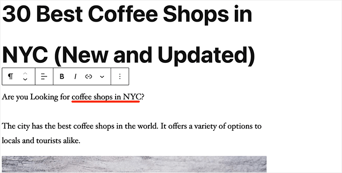 Usar la frase clave de enfoque en la introducción Usar la frase clave de enfoque en la introducción