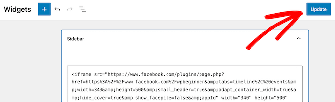 iFrame kodunu yapıştırın ve kaydedin