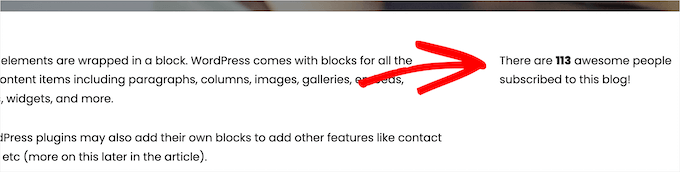 Kayıtlı kullanıcı sayısı örneği