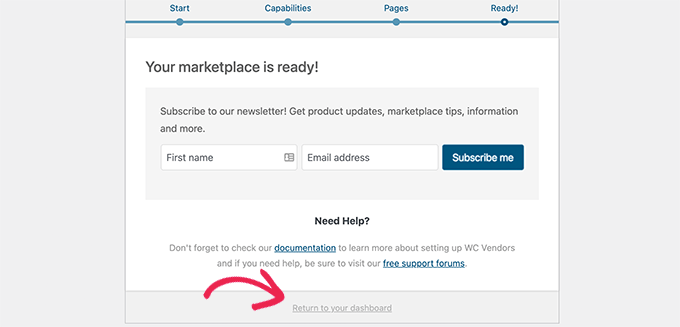 Return to dashboard Return to dashboard