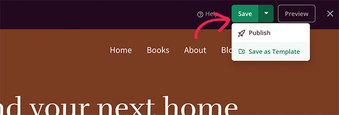 Bir sayfayı kaydet veya yayınla
