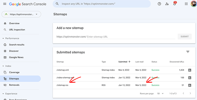 Google Search Console RSS Sitemap Read Date Google Search Console RSS Sitemap Read Date