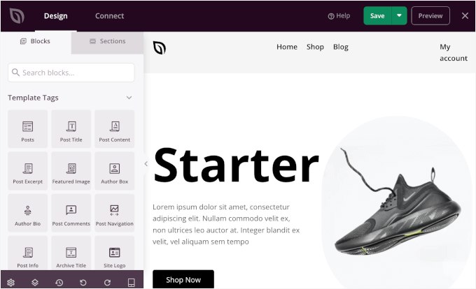 SeedProd's WooCommerce template