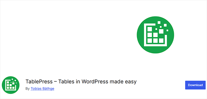 TablePress TablePress