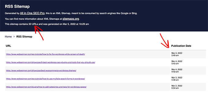 WordPress RSS Sitemap Example - Generated by All in One SEO WordPress RSS Sitemap Example - Generated by All in One SEO