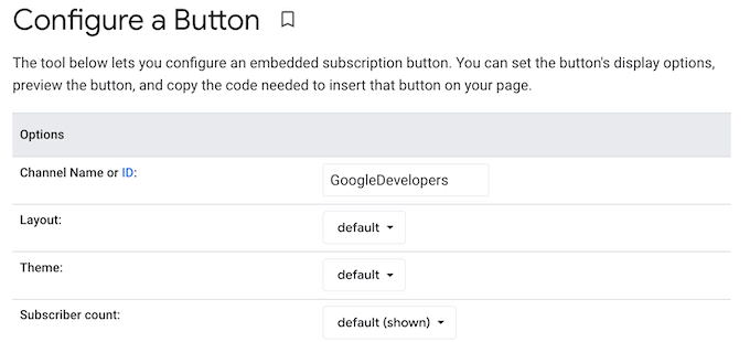 YouTube kanal kimliğini girin