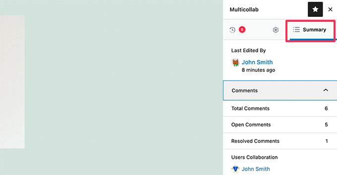 Resumen de comentarios