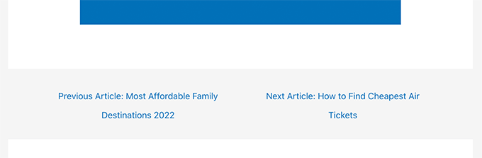 Enlaces de siguiente y anterior con contexto