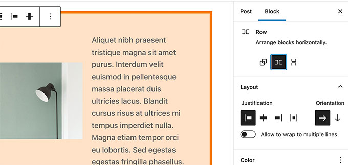 Responsive Gruppenblöcke