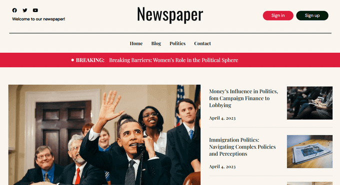 Sydney Pro news and magazine WordPress theme