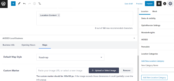 Add maps info Add maps info