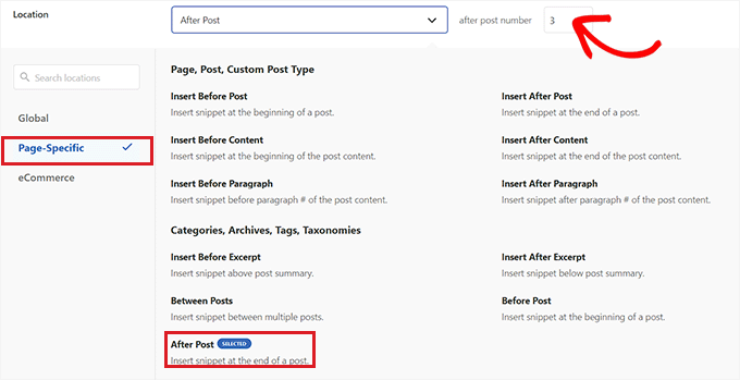 Choose a block location Choose a block location