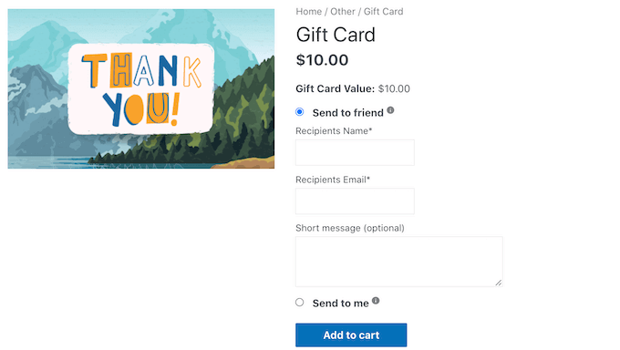 An advanced gift card created for WooCommerce An advanced gift card created for WooCommerce