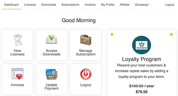 The Advanced Gift Cards for WooCommerce dashboard The Advanced Gift Cards for WooCommerce dashboard