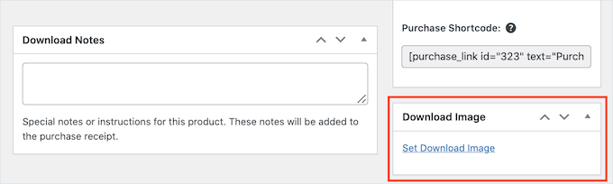 Adicionando uma imagem do produto