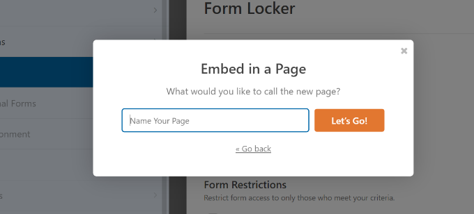 Enter name for your new page Enter name for your new page