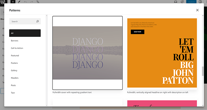 Explore all patterns Explore all patterns