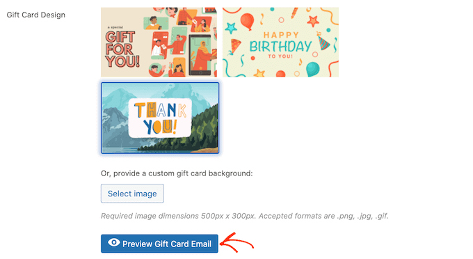 Ready-made designs for your WooCommerce gift card Ready-made designs for your WooCommerce gift card