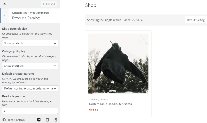 Configuring product catalog with Nozama
