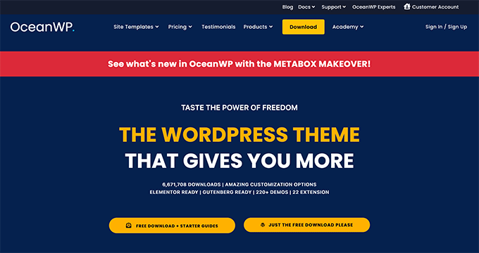 OceanWP WordPress theme OceanWP