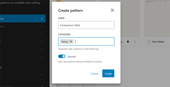 Configure custom pattern settings Configure custom pattern settings