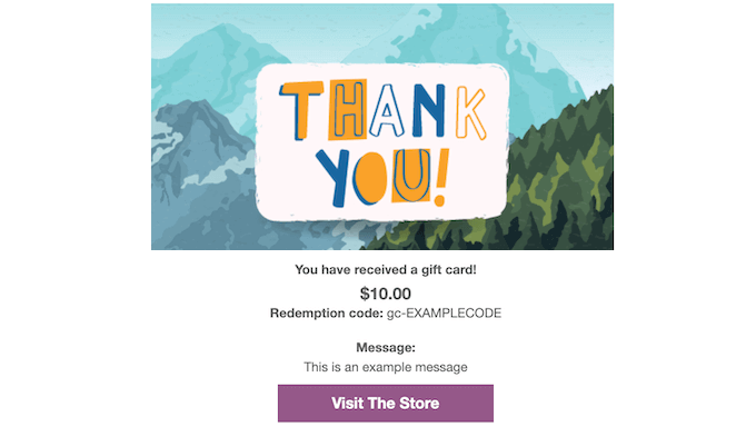 A sample gift created created using WordPress and WooCommerce A sample gift created created using WordPress and WooCommerce