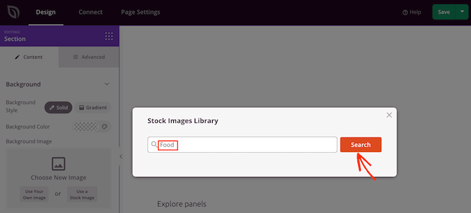 Choosing a SeedProd stock image Choosing a SeedProd stock image