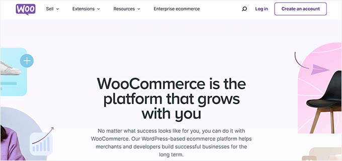 WooCommerce-Website