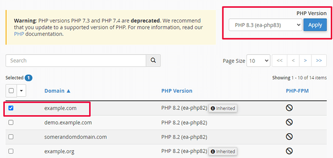 Change PHP version in Bluehost Change PHP version in Bluehost