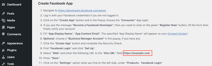 Les paramètres du plugin Nextend social login
