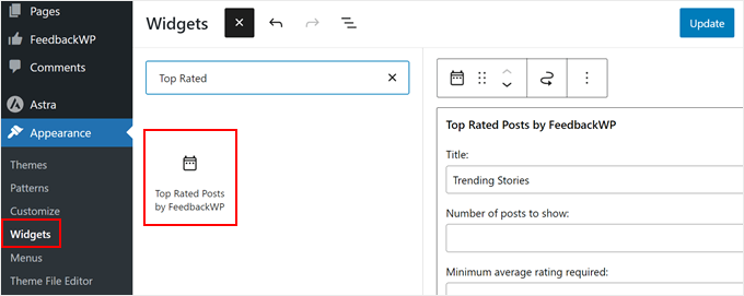 FeedbackWP's widget FeedbackWP's widget