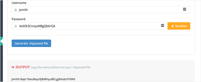 パスワードを生成する