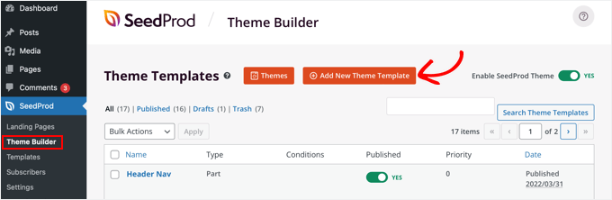 Add a New SeedProd Theme Template Add a New SeedProd Theme Template