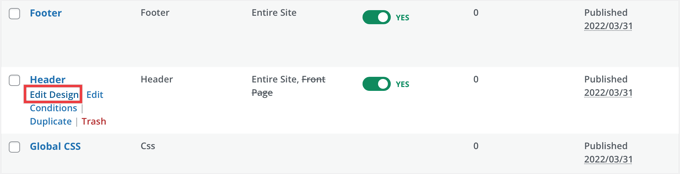 The SeedProd Theme Builder Lets You Edit the Design of Your Header The SeedProd Theme Builder Lets You Edit the Design of Your Header