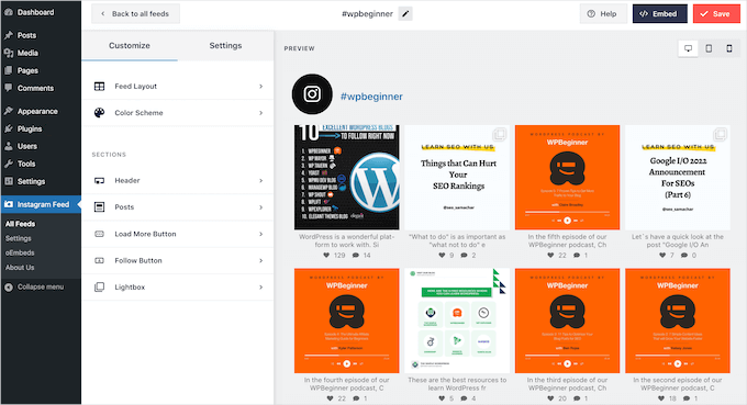 Smash Balloonソーシャルプラグイン