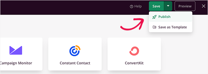 Publish your coming soon page
