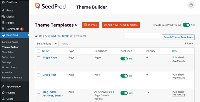 SeedProd Offers an Easy to Use Theme Builder SeedProd Offers an Easy to Use Theme Builder