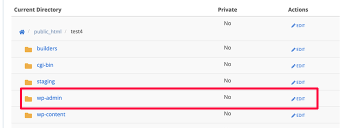 WordPress管理フォルダ