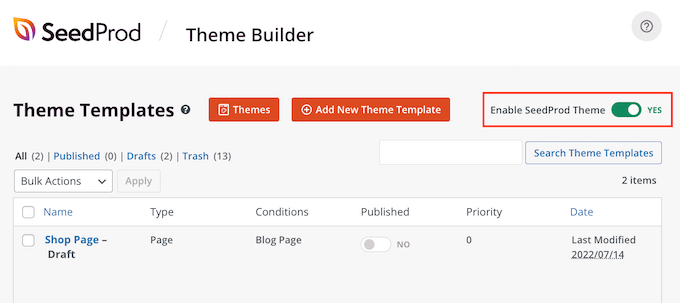 Enabling your custom WooCommerce theme Enabling your custom WooCommerce theme