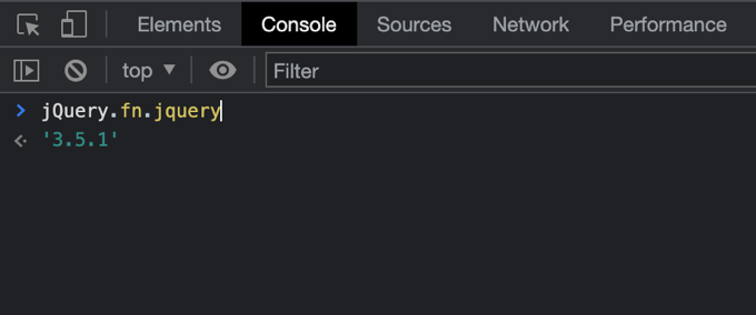 Upptäck vilken version av jQuery din webbplats kör