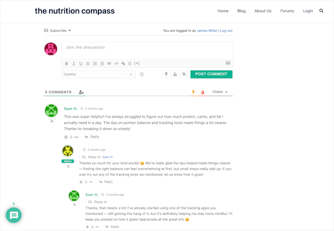 Comment form with custom fields on a live site Comment form with custom fields on a live site