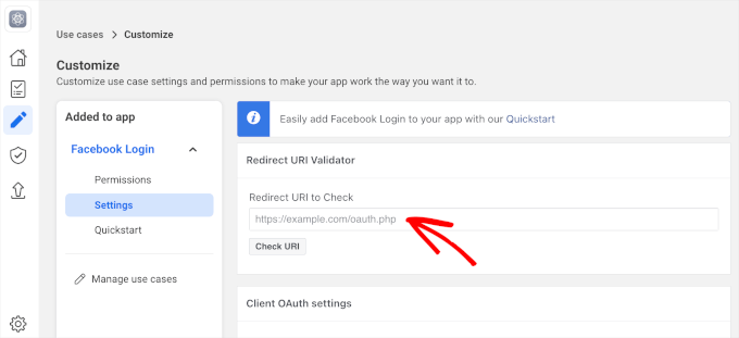 Ajout d'une redirection à la connexion sociale