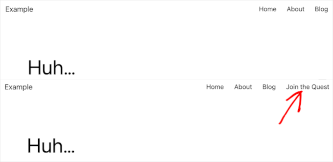 Live website preview of logged out and logged in users Live website preview of logged out and logged in users