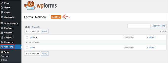Creating a volunteer application form with WPForms Creating a volunteer application form with WPForms