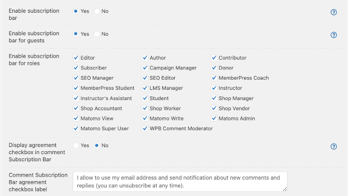 Allow commenters to subscribe to comments Allow commenters to subscribe to comments